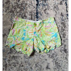 Lilly Pulitzer Women's Size 0 Elephant Ears Buttercup Shorts‎